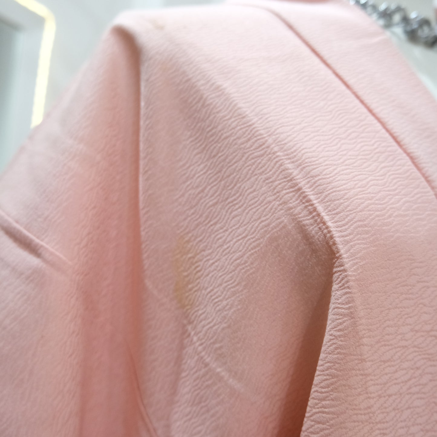 Vintage Pink Floral Japanese Haori Jacket – Traditional Kimono Style