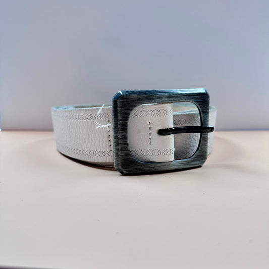 Replay vintage white suede belt - M/L