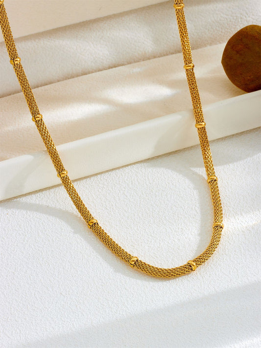 Signature Minimal Gold Chain – Sleek Everyday Luxe Necklace