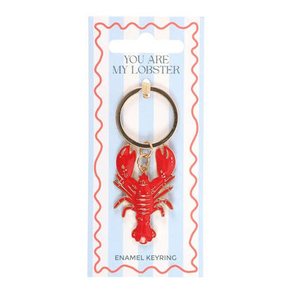 Something Different - You Are My Lobster Nautical Coastal Keyring