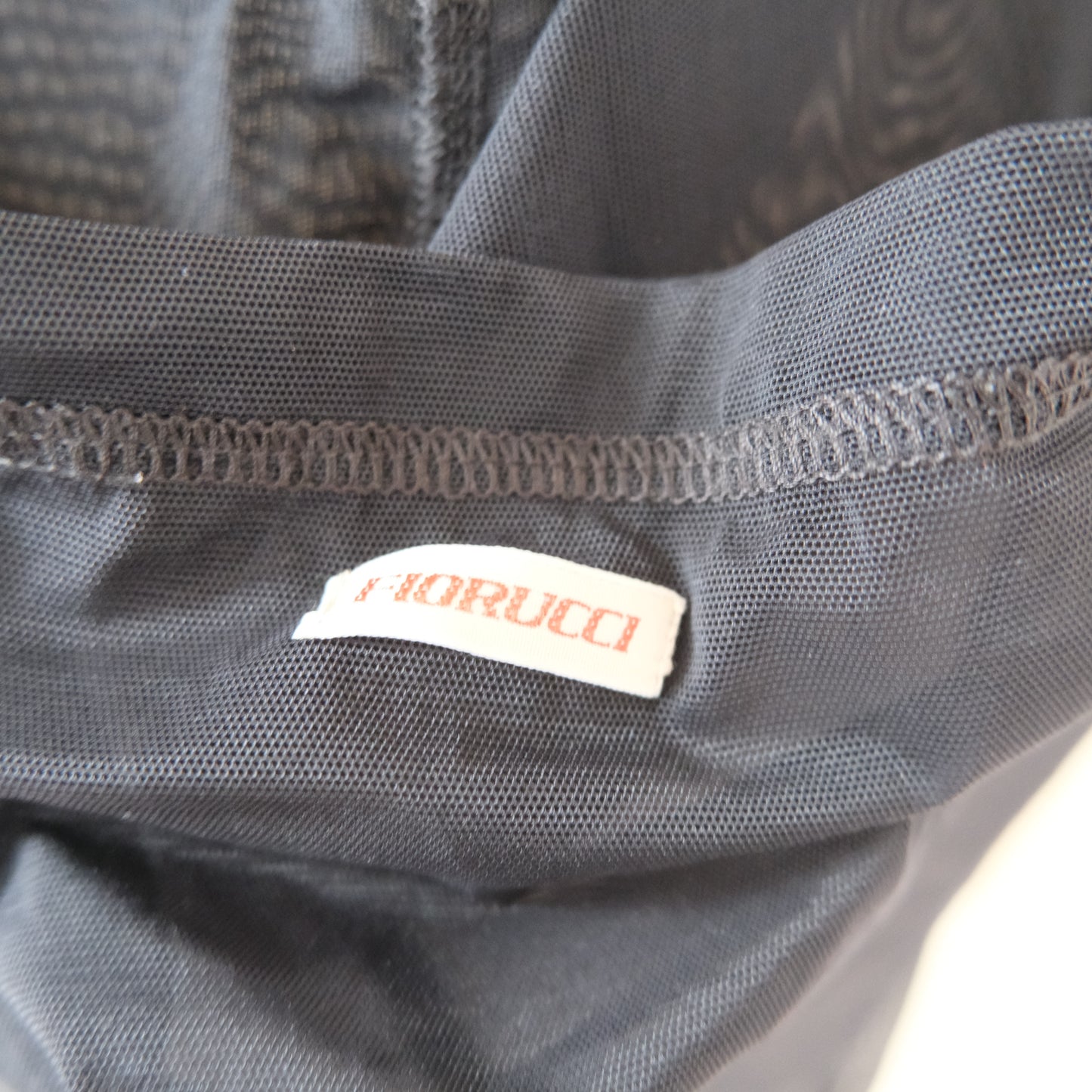 Vintage Fiorucci Sheer Black Mesh Sleeveless Hoodie Top – Y2K Clubwear