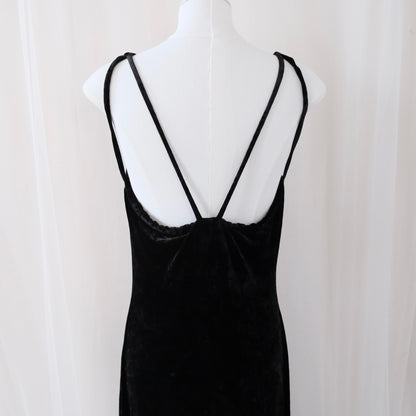 Vintage Studio IKO Black Velvet Gown – Made in Italy