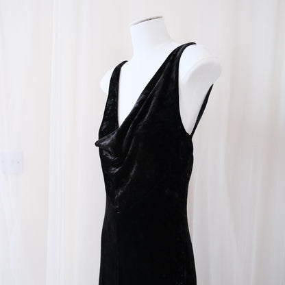 Vintage Studio IKO Black Velvet Gown – Made in Italy