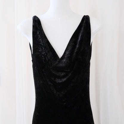 Vintage Studio IKO Black Velvet Gown – Made in Italy