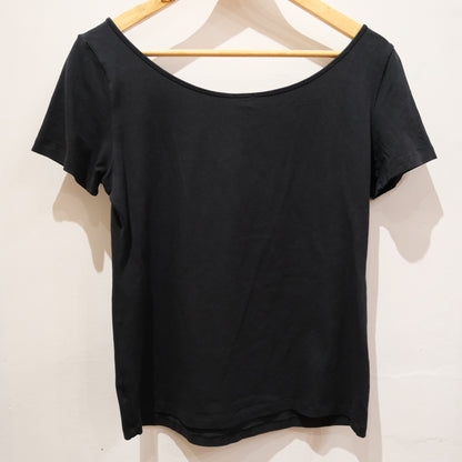 Vintage Versace Sport Metallic Logo Black T-Shirt – Designer Top