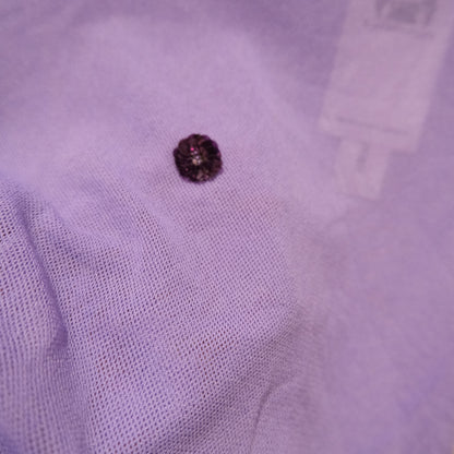Vintage Lavender Mesh Embellished Top