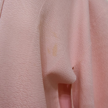 Vintage Pink Floral Japanese Haori Jacket – Traditional Kimono Style