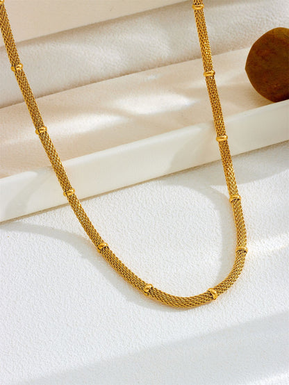 Signature Minimal Gold Chain – Sleek Everyday Luxe Necklace