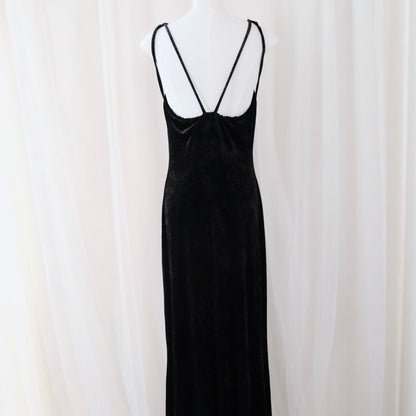Vintage Studio IKO Black Velvet Gown – Made in Italy
