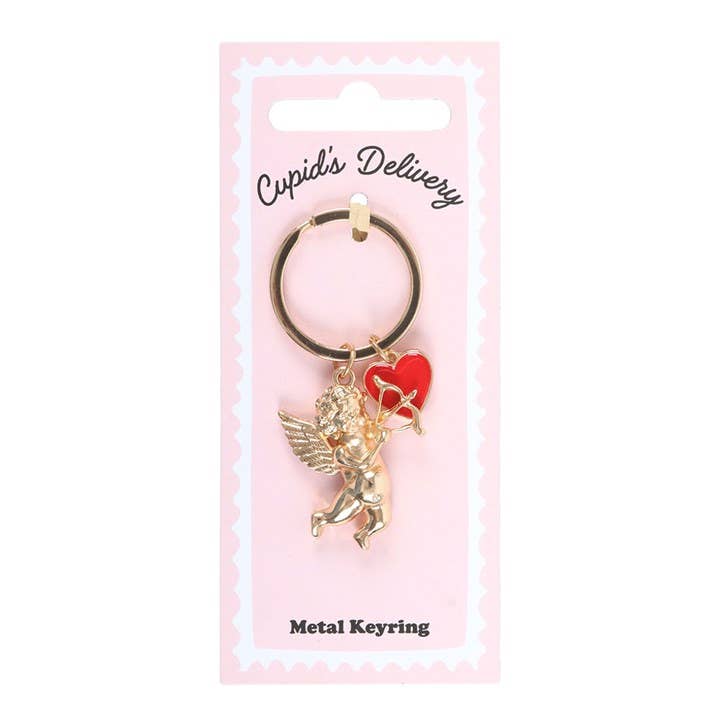 Something Different - Cupid's Delivery Valentine's Day Cherub Keyring